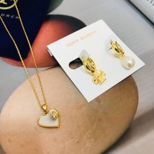 Tory Burch Set of Necklace and Earrings